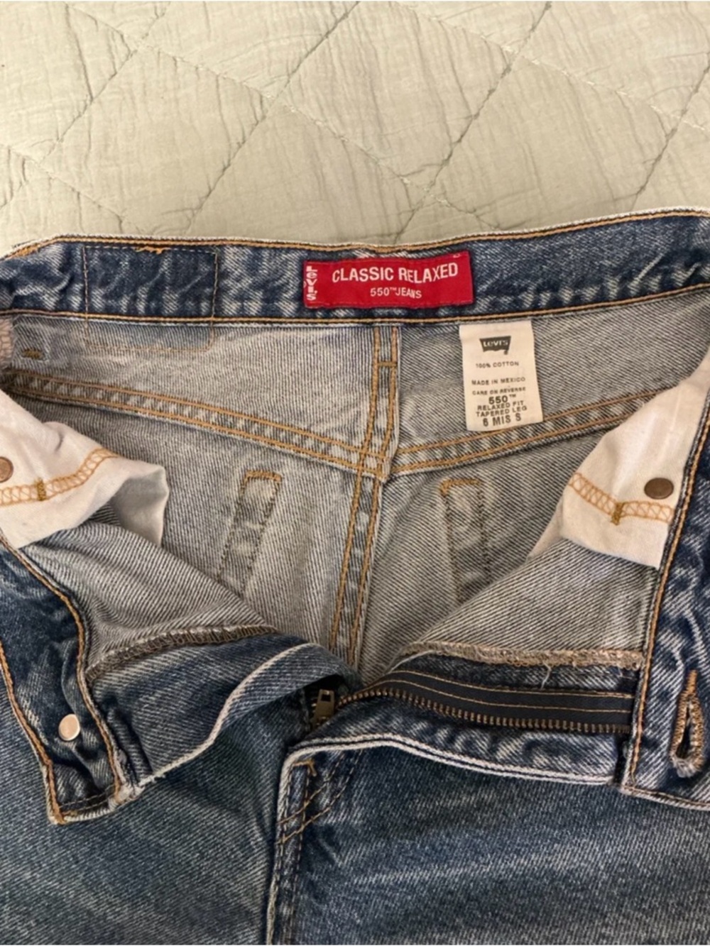 Levi's Light Blue Straight-Leg Women's Jeans - Picture 4 of 4
